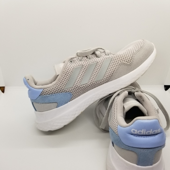 Adidas gray and blue cloudfoam archivo running sneakers size 6.5 - Picture 3 of 10